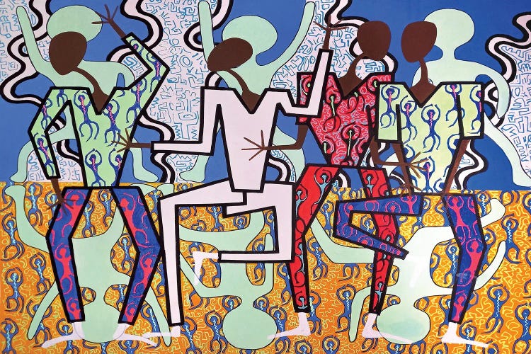 Joyous Dancing Figures VII