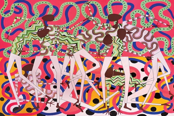 Frantisek Florian: Joyous Dancing Figures IX by Frantisek Florian