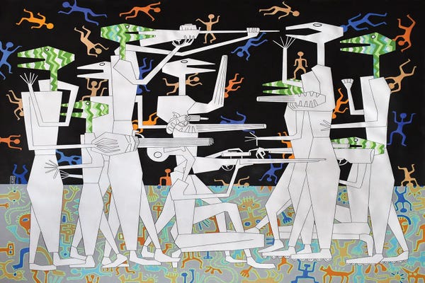 Frantisek Florian: Abstract Reptiles II by Frantisek Florian