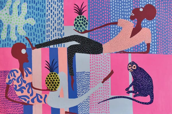 Frantisek Florian: Lounging Plant Party V by Frantisek Florian