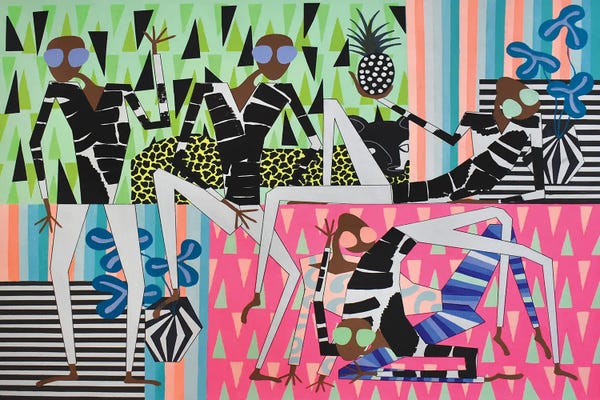 Entanglements: Joyous Dancing Figures XIII by Frantisek Florian