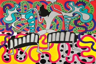 Funky Abstract I by Frantisek Florian canvas print