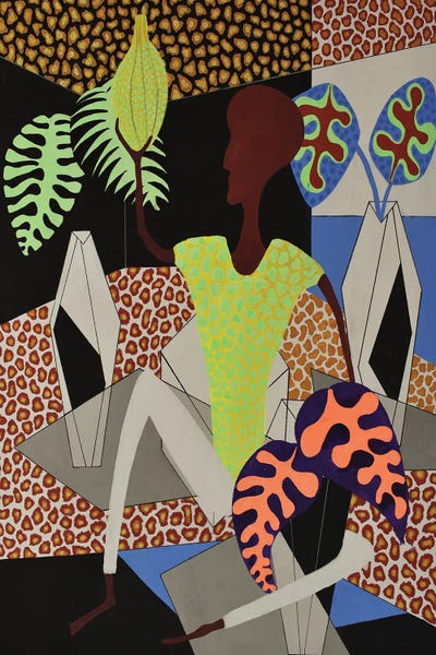 Frantisek Florian: Figure With Bananas by Frantisek Florian