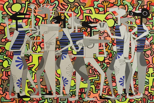 Frantisek Florian: Abstract Reptiles VII by Frantisek Florian