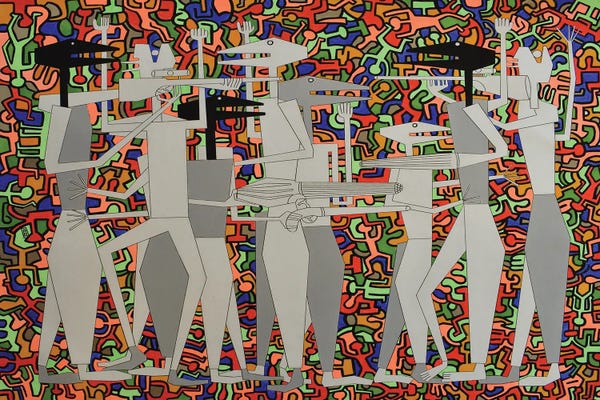 Frantisek Florian: Abstract Reptiles VI by Frantisek Florian