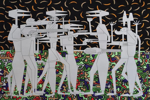 Frantisek Florian: Abstract Reptiles VIII by Frantisek Florian