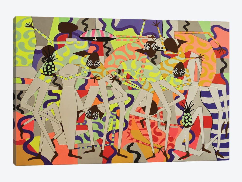 Tropical Dance Party IX by Frantisek Florian 1-piece Canvas Artwork