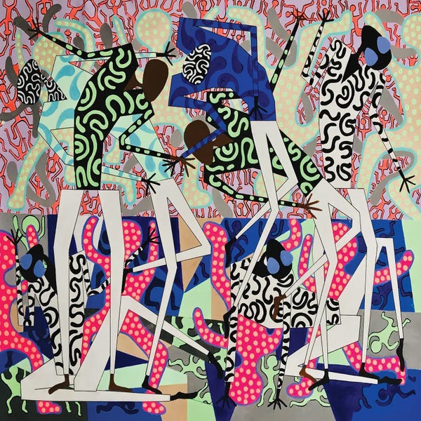 Frantisek Florian: Funky Dancing Figures I by Frantisek Florian