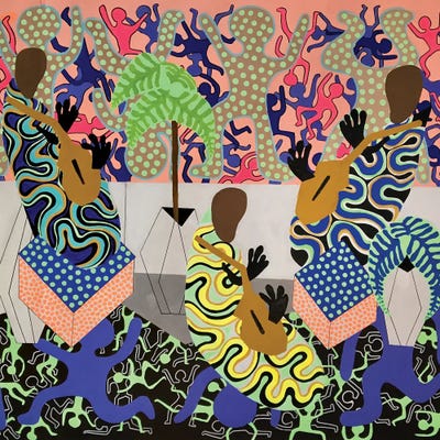 Funky Beats Band by Frantisek Florian canvas print