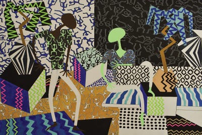 Harring Inspired Dance Party IV by Frantisek Florian canvas print