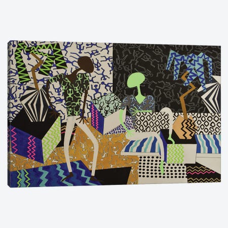 Harring Inspired Dance Party IV Canvas Print #FFL214} by Frantisek Florian Canvas Art