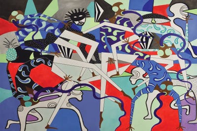 Social Dance Floor IX by Frantisek Florian canvas print