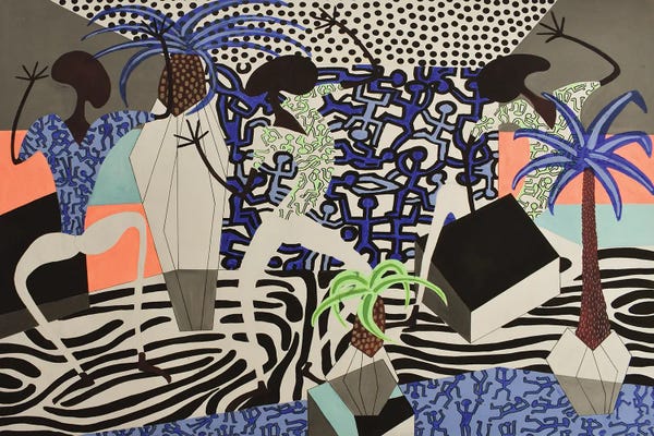 Frantisek Florian: Haring Inspired Dance Party V by Frantisek Florian