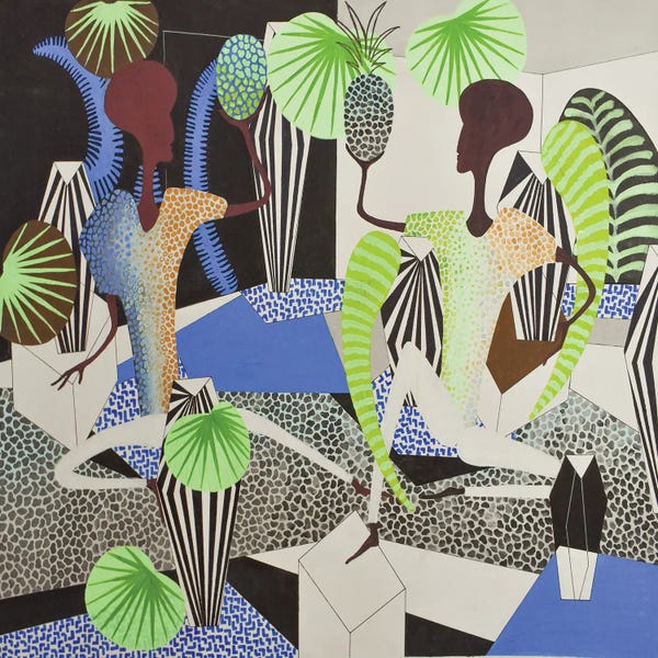 Frantisek Florian: Lounging Plant Party I by Frantisek Florian