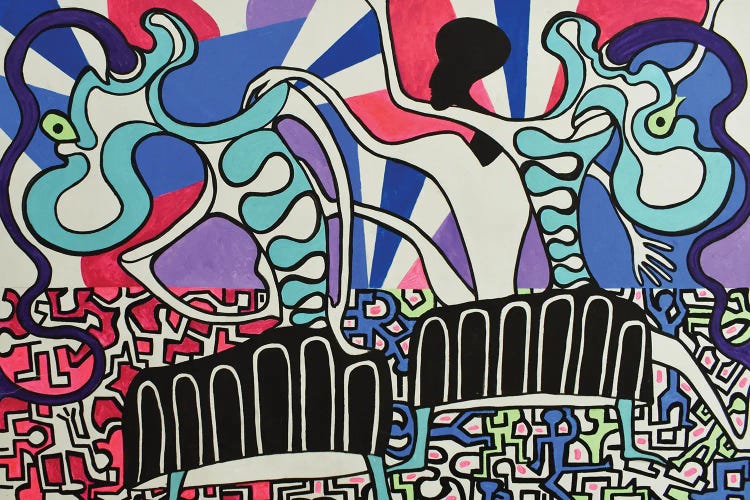 Funky Beats Contemporary I by Frantisek Florian wall art