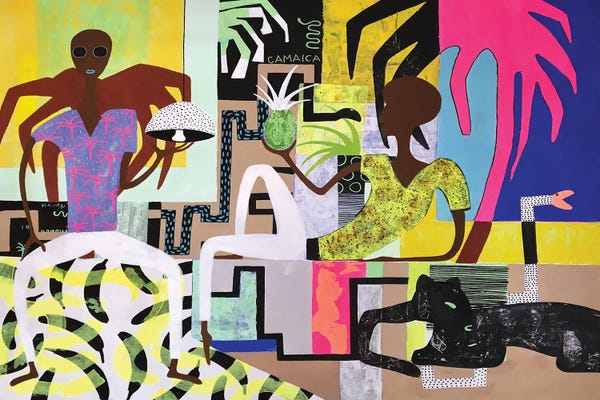 Panthers: Pineapple and Panther Lounge by Frantisek Florian