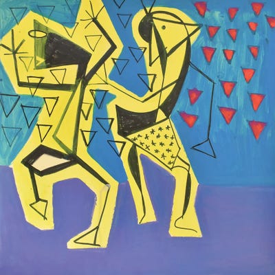 Paper VII by Frantisek Florian framed canvas print