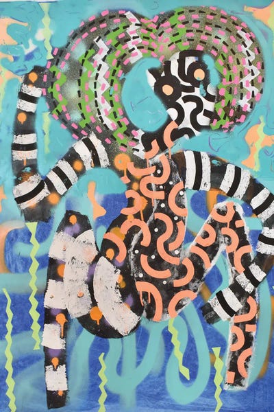 Paper XVI by Frantisek Florian framed canvas print