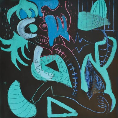 Paper XIX by Frantisek Florian framed canvas print