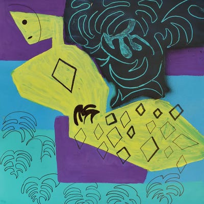 Paper XXIII by Frantisek Florian framed canvas print