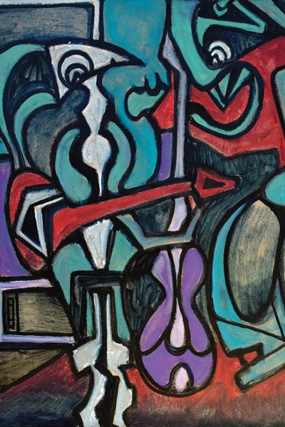 Paper XXXIII by Frantisek Florian framed canvas print