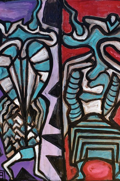 Paper XLVII by Frantisek Florian framed canvas print