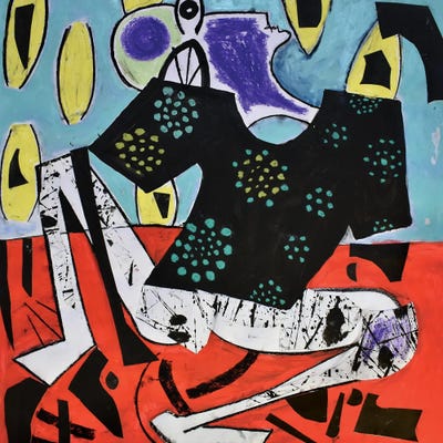 Paper LV by Frantisek Florian framed canvas print