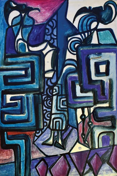 Paper LX by Frantisek Florian canvas print