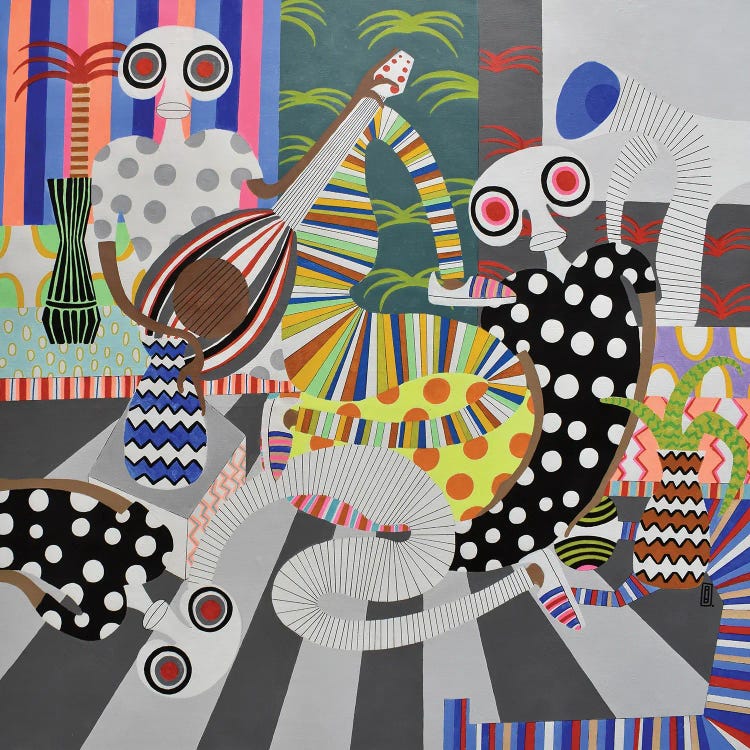 Guitar Party by Frantisek Florian wall art