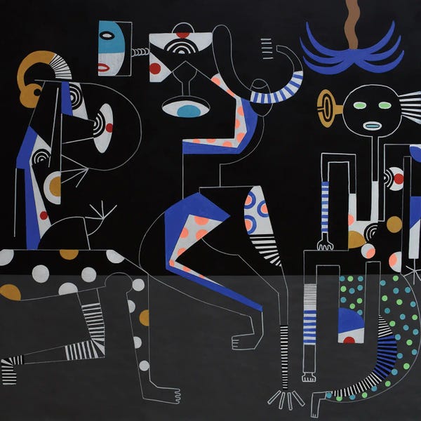 Frantisek Florian: Night Abstract by Frantisek Florian