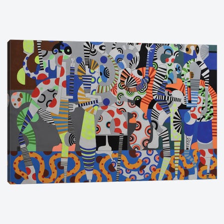 Party Time III Canvas Print #FFL351} by Frantisek Florian Canvas Wall Art