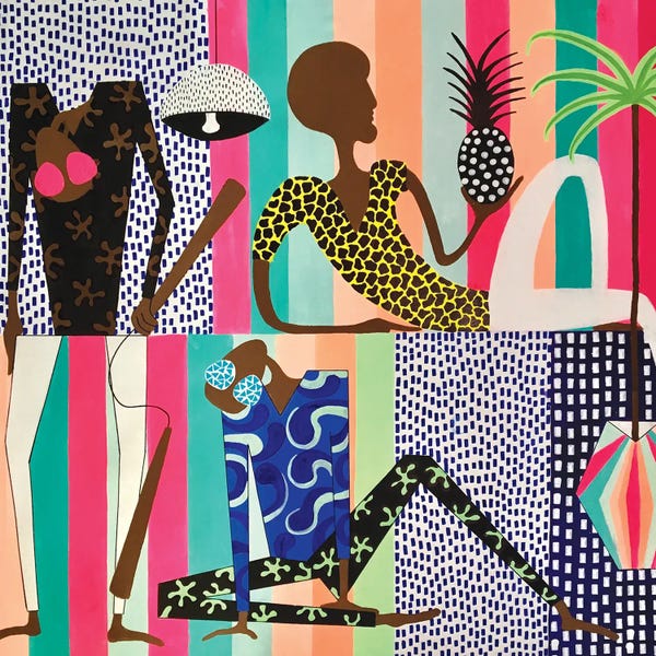 Frantisek Florian: Loungin with my Polka Dot Pineapple by Frantisek Florian