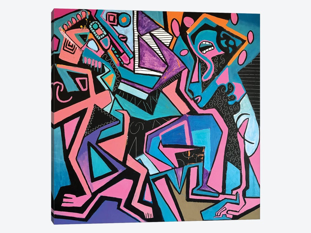Funky Abstract III by Frantisek Florian 1-piece Canvas Wall Art