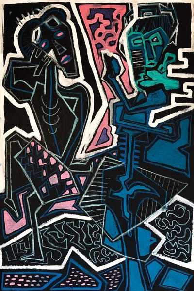 Funky Abstract V by Frantisek Florian canvas print