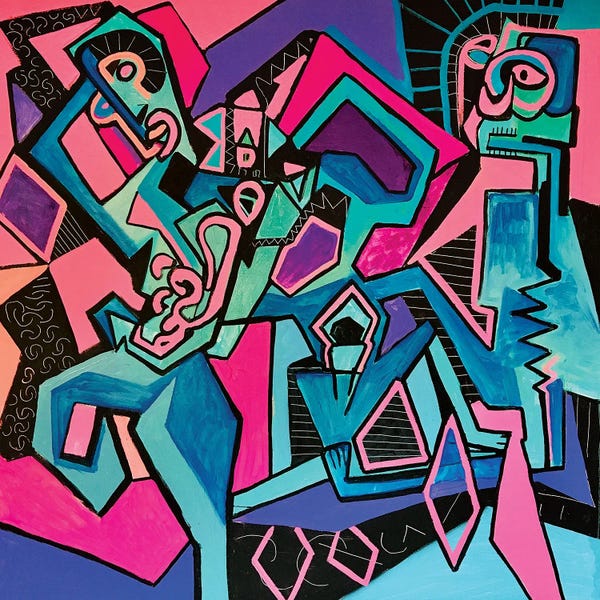 Frantisek Florian: Funky Abstract VIII by Frantisek Florian