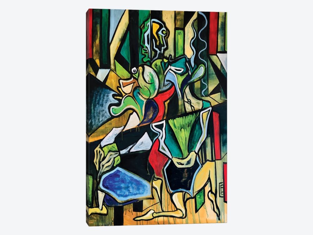 Funky Abstract IX by Frantisek Florian 1-piece Canvas Art
