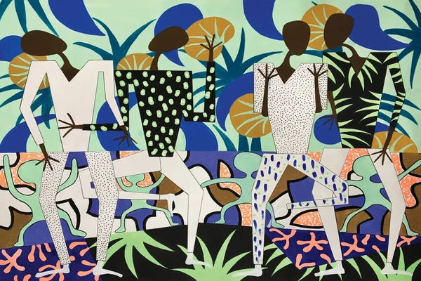 Frantisek Florian: Joyous Dancing Figures IV by Frantisek Florian