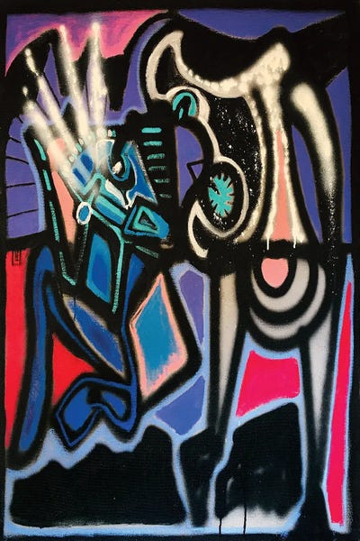 Frantisek Florian: Expressive Abstract I by Frantisek Florian