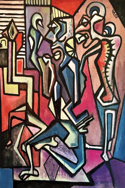 Frantisek Florian: Expressive Abstract II by Frantisek Florian