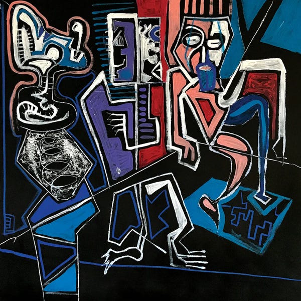 Neo-expressionism: Expressive Abstract IV by Frantisek Florian