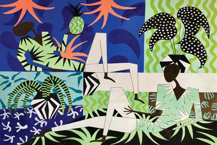 Lounging with Tropical Plants by Frantisek Florian wall art