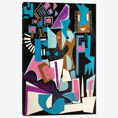 Colorful Abstract Shapes III Canvas Print #FFL76} by Frantisek Florian Canvas Art Print
