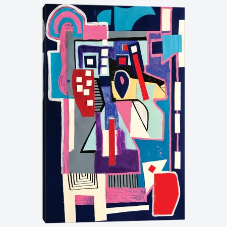Colorful Abstract Shapes IV Canvas Print #FFL77} by Frantisek Florian Canvas Print