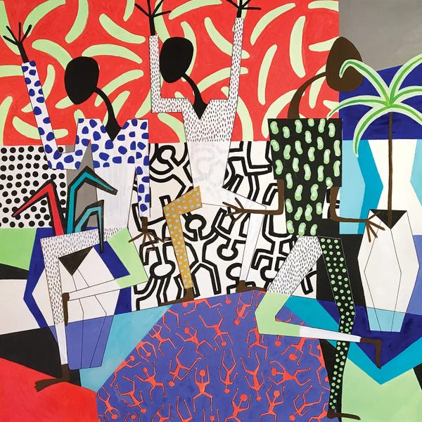 Frantisek Florian: Harring Inspired Dance Party II by Frantisek Florian