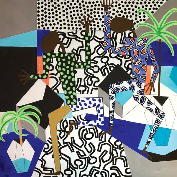 Frantisek Florian: Harring Inspired Dance Party III by Frantisek Florian