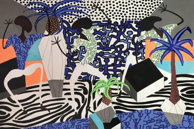 Harring Inspired Dance Party V by Frantisek Florian canvas print