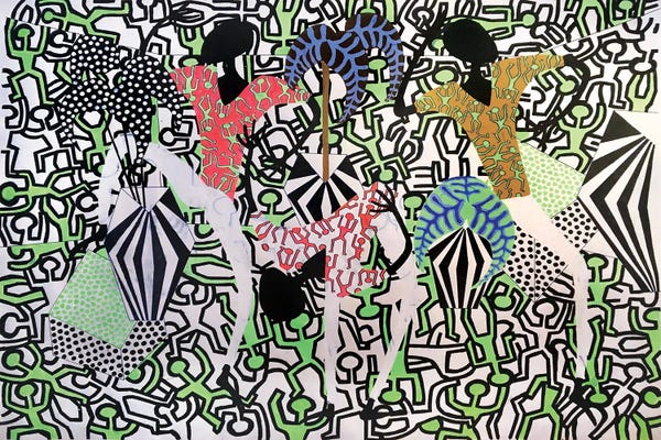 Frantisek Florian: Harring Inspired Dance Party VIII by Frantisek Florian