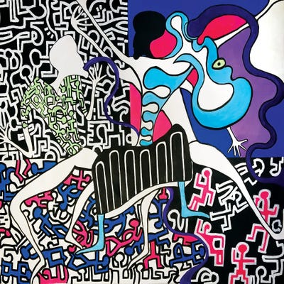 Funky Beats Contemporary II by Frantisek Florian canvas print