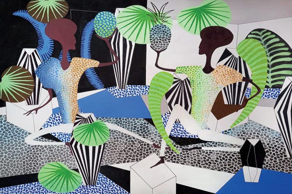 Frantisek Florian: Lounging Plant Party I by Frantisek Florian