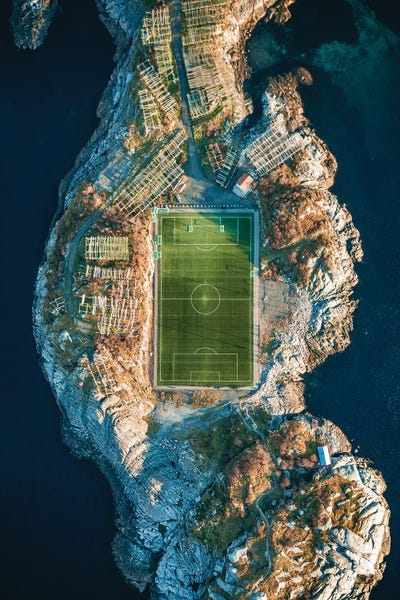 Fabian Fortmann: Unique Soccer Pitch by Fabian Fortmann